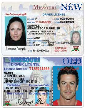 missouri drivers license photoshop template